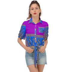 Serippy Tie Front Shirt  by SERIPPY