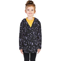 Square Motif Abstract Geometric Pattern 2 Kids  Double Breasted Button Coat by dflcprintsclothing