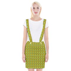 Lemon And Yellow Braces Suspender Skirt by Sparkle