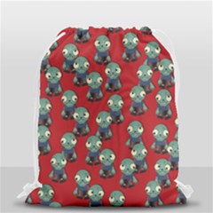 Zombie Virus Drawstring Bag (small) by helendesigns