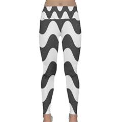 Copacabana  Lightweight Velour Classic Yoga Leggings by Sobalvarro