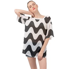 Copacabana  Oversized Chiffon Top by Sobalvarro
