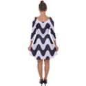 Copacabana  Quarter Sleeve Skater Dress View2