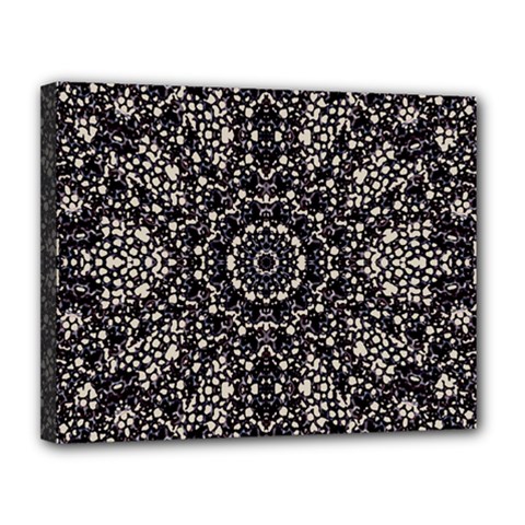 Modern Baroque Print Canvas 14  X 11  (stretched) by dflcprintsclothing