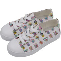Female Reproductive System  Kids  Low Top Canvas Sneakers by ArtByAng