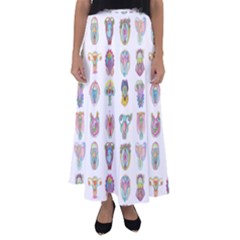 Female Reproductive System  Flared Maxi Skirt by ArtByAng