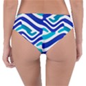 Colored Abstract Print1 Reversible Classic Bikini Bottoms View2