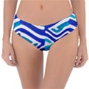 Colored Abstract Print1 Reversible Classic Bikini Bottoms View3