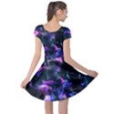 Abstract Atom Background Cap Sleeve Dress View2