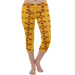 Digital Illusion Capri Yoga Leggings by Sparkle