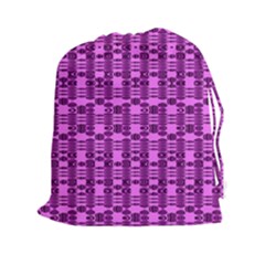Digital Violet Drawstring Pouch (2xl) by Sparkle