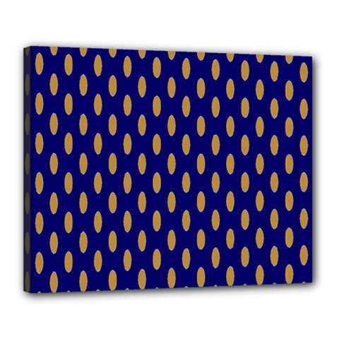 Polka Dots Canvas 20  X 16  (stretched) by Sparkle
