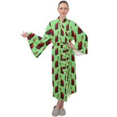 Funnyspider Maxi Velour Kimono by Sparkle