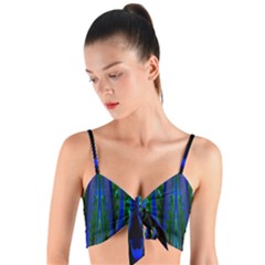 Glowleafs Woven Tie Front Bralet by Sparkle