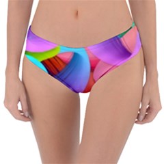 3d Color Swings Reversible Classic Bikini Bottoms by Sparkle