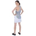 Summer Florals In The Sea Pond Decorative Racer Back Mesh Tank Top View2
