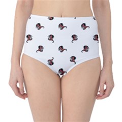 Ugly Monster Fish Drawing Classic High-waist Bikini Bottoms by dflcprintsclothing