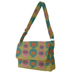 Americana 2 Full Print Messenger Bag (l) by emmamatrixworm