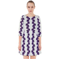 Blue Flowers Of Peace Small Of Love Smock Dress by pepitasart