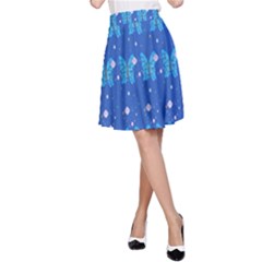 Glitter Butterfly A-line Skirt by Sparkle
