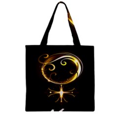 Venus Mrs Zipper Grocery Tote Bag by PurplePrincess