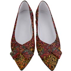 Stylish Fall Colors Camouflage Women s Bow Heels by SpinnyChairDesigns