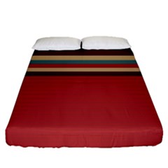 Retro Aesthetic Fitted Sheet (queen Size) by tmsartbazaar