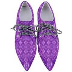 Geometric Galaxy Pattern Print Pointed Oxford Shoes by dflcprintsclothing