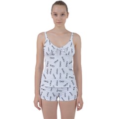 Geek Glasses With Eyes Tie Front Two Piece Tankini by SpinnyChairDesigns