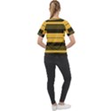 Vintage Yellow Women s Sport Raglan Tee View2