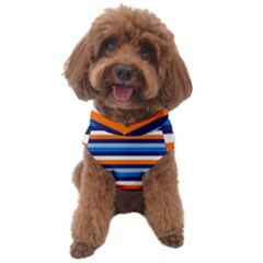 Ocean Blue Stripes Dog Sweater by tmsartbazaar