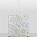 Pastel Color Stripes  Full Print Rope Handle Tote (Large) View1