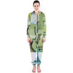 Illustrations Drink Hooded Jumpsuit (ladies)  by HermanTelo