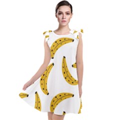 Banana Fruit Yellow Summer Tie Up Tunic Dress by Mariart