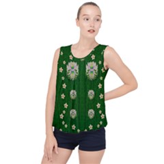 The Way To Freedom One Island One Gnome Bubble Hem Chiffon Tank Top by pepitasart