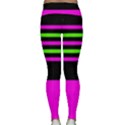Disco Stripes Lightweight Velour Classic Yoga Leggings View2