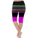 Disco Stripes Lightweight Velour Cropped Yoga Leggings View4