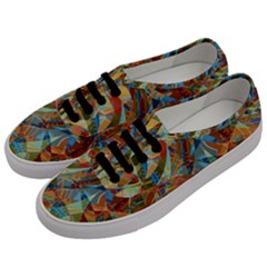 Boho Colorful Mosaic Men s Classic Low Top Sneakers by SpinnyChairDesigns