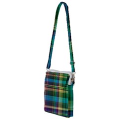 Colorful Madras Plaid Multi Function Travel Bag by SpinnyChairDesigns
