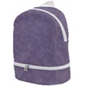 Grape Compote Butterfly Print Zip Bottom Backpack View1