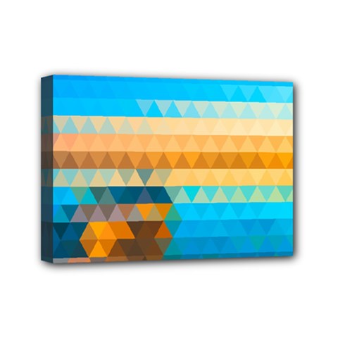 Mosaic  Mini Canvas 7  X 5  (stretched) by Sobalvarro