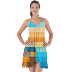 Mosaic  Show Some Back Chiffon Dress by Sobalvarro
