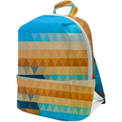 Mosaic  Zip Up Backpack by Sobalvarro