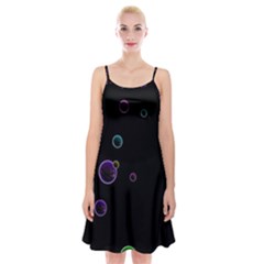 Bubble Show Spaghetti Strap Velvet Dress by Sabelacarlos