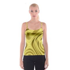 Golden Wave Spaghetti Strap Top by Sabelacarlos