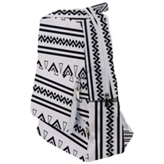 Black And White Aztec Travelers  Backpack by tmsartbazaar