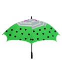 Dots and lines, mixed shapes pattern, colorful abstract design Golf Umbrellas View3
