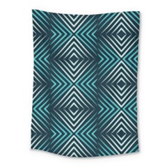 Blue Motif Design Medium Tapestry by tmsartbazaar