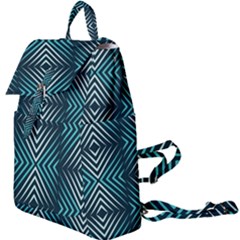 Blue Motif Design Buckle Everyday Backpack by tmsartbazaar