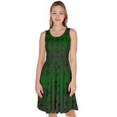 Boot Print Fantasy Glow Ii Knee Length Skater Dress With Pockets by JoeiB
